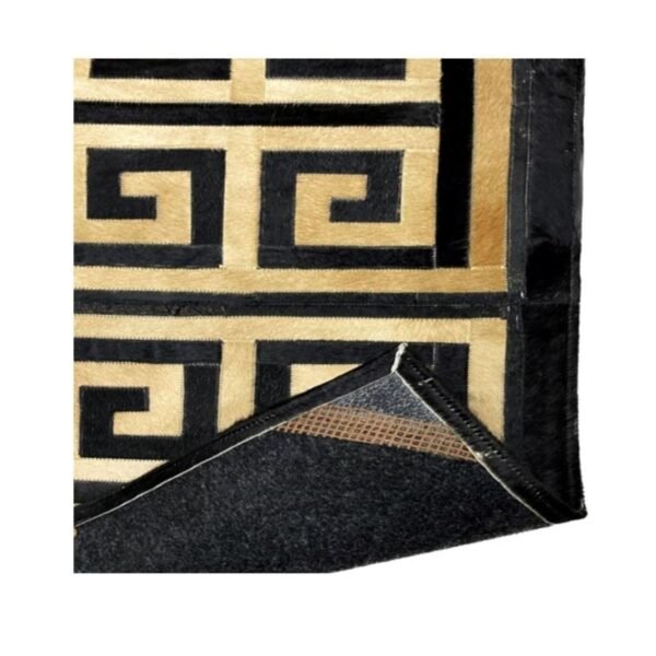 Tapete Couro 200x250 Bege/Preto/grego — foto 4