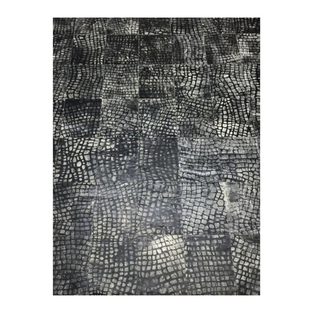 Tapete Couro 200x250 Croko Petróleo - Imagem 2