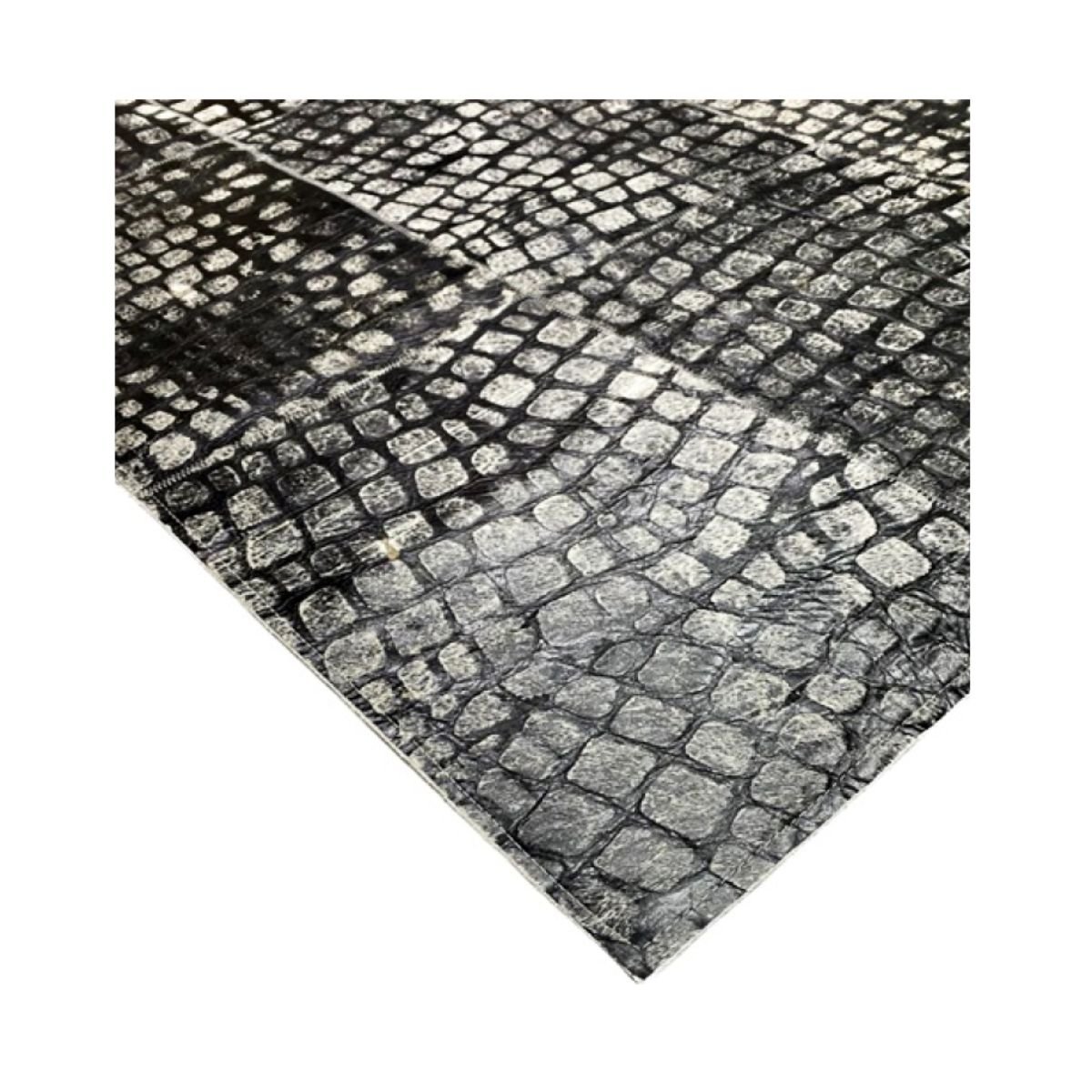 Tapete Couro 200x250 Croko Petróleo - Imagem 3