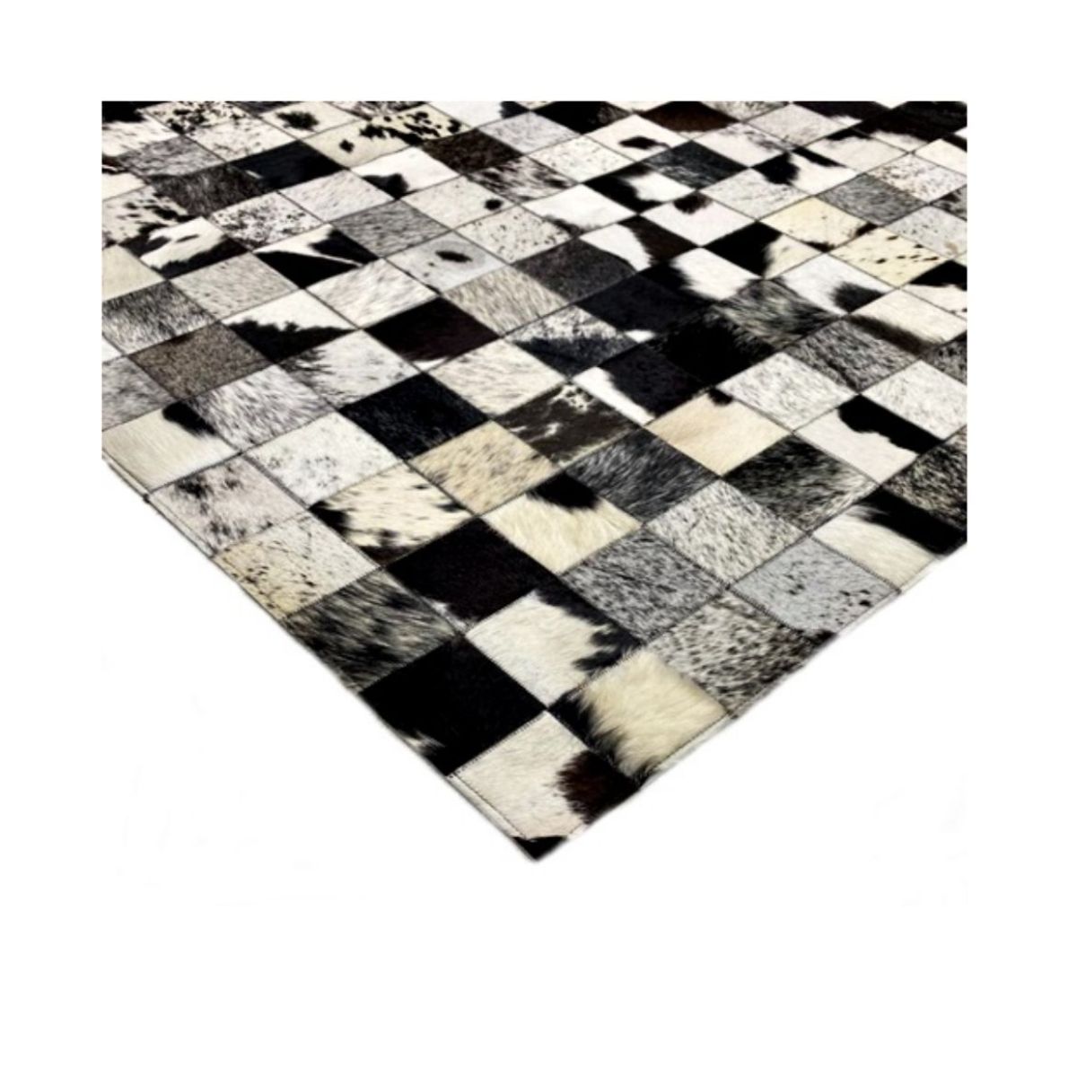 Tapete Couro 200x250 7x7 Malhado P/B - Imagem 3