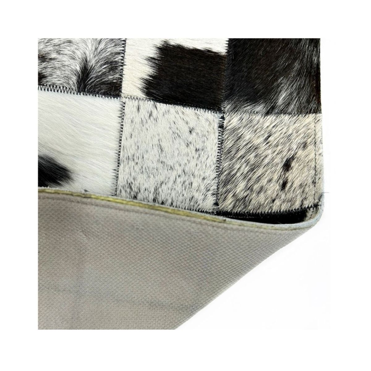 Tapete Couro 200x250 7x7 Malhado P/B - Imagem 4