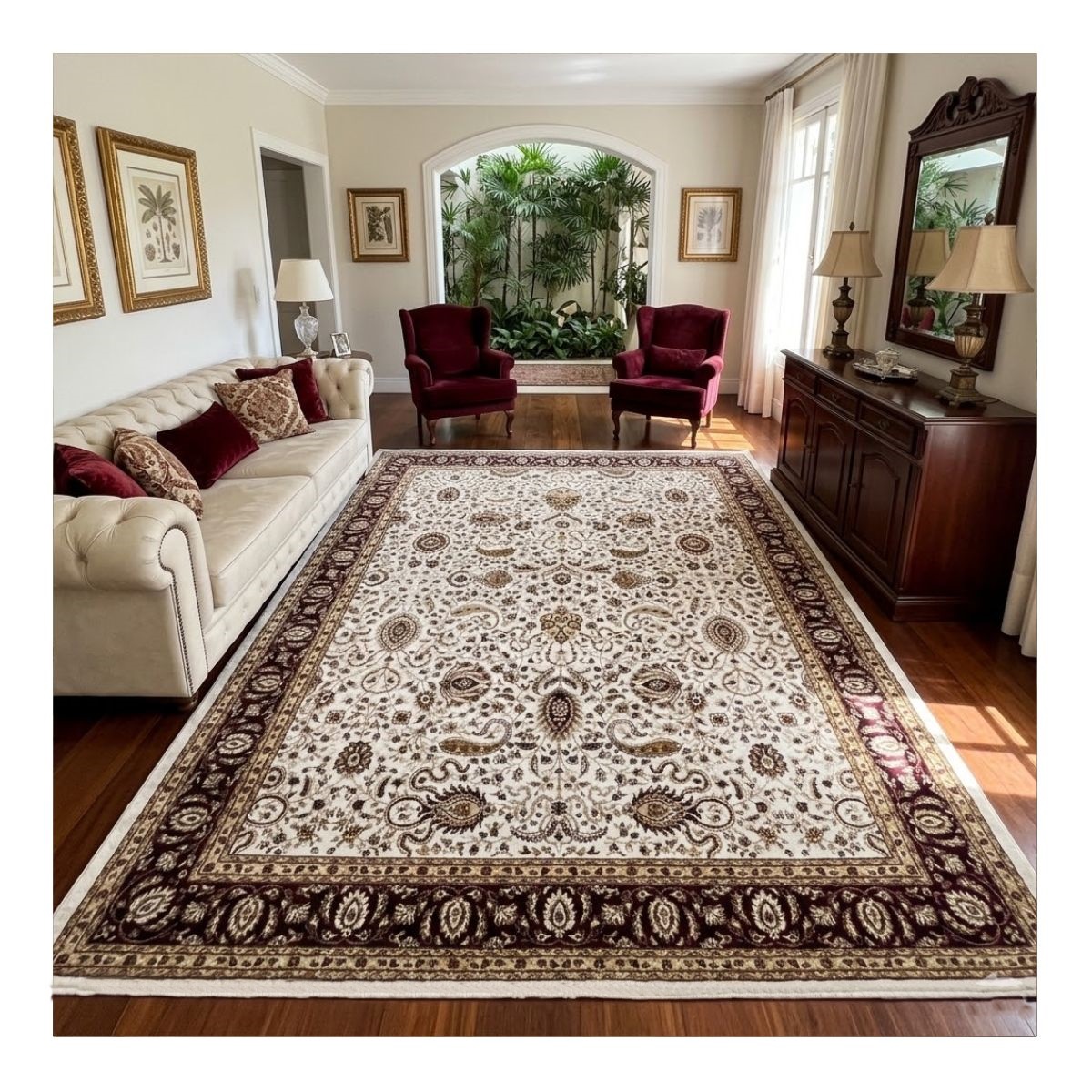 Tapete Babil 250x300 0389A Cream Red