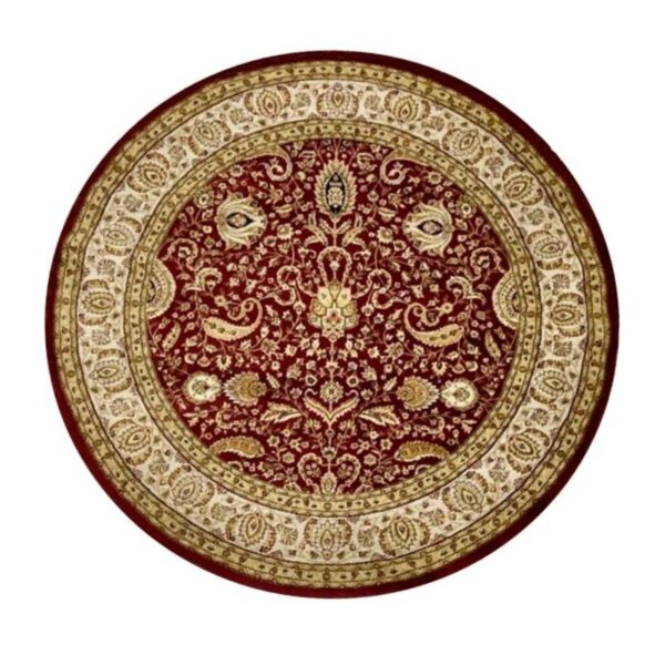 Tapete Babil 200 Redondo 0389A Red/Cream — foto 2