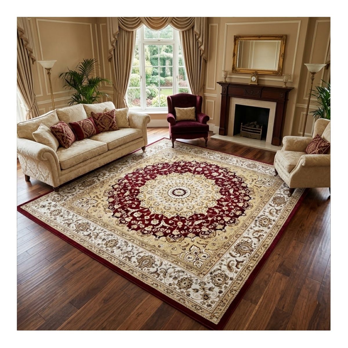 Tapete Babil 250x250 0273A Red