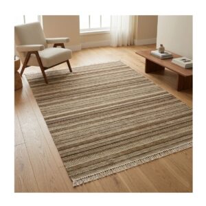 Tapete Kilim Faha 200x250 Marrom 5221