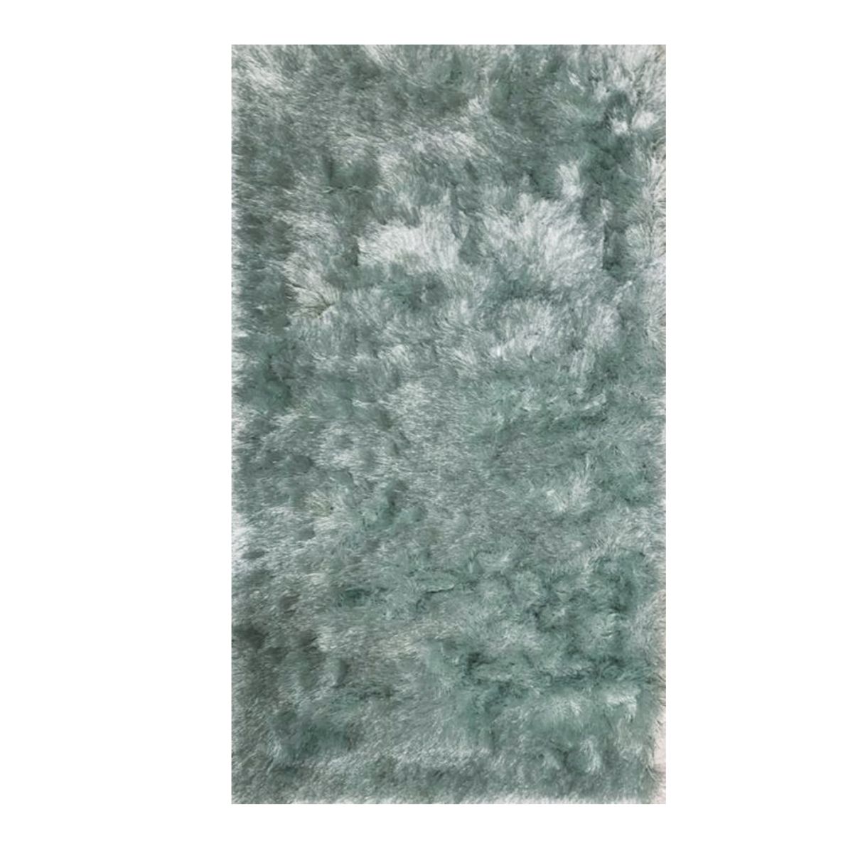 Tapete Fashion Silk Shaggy 90x140 Azul claro - Imagem 2