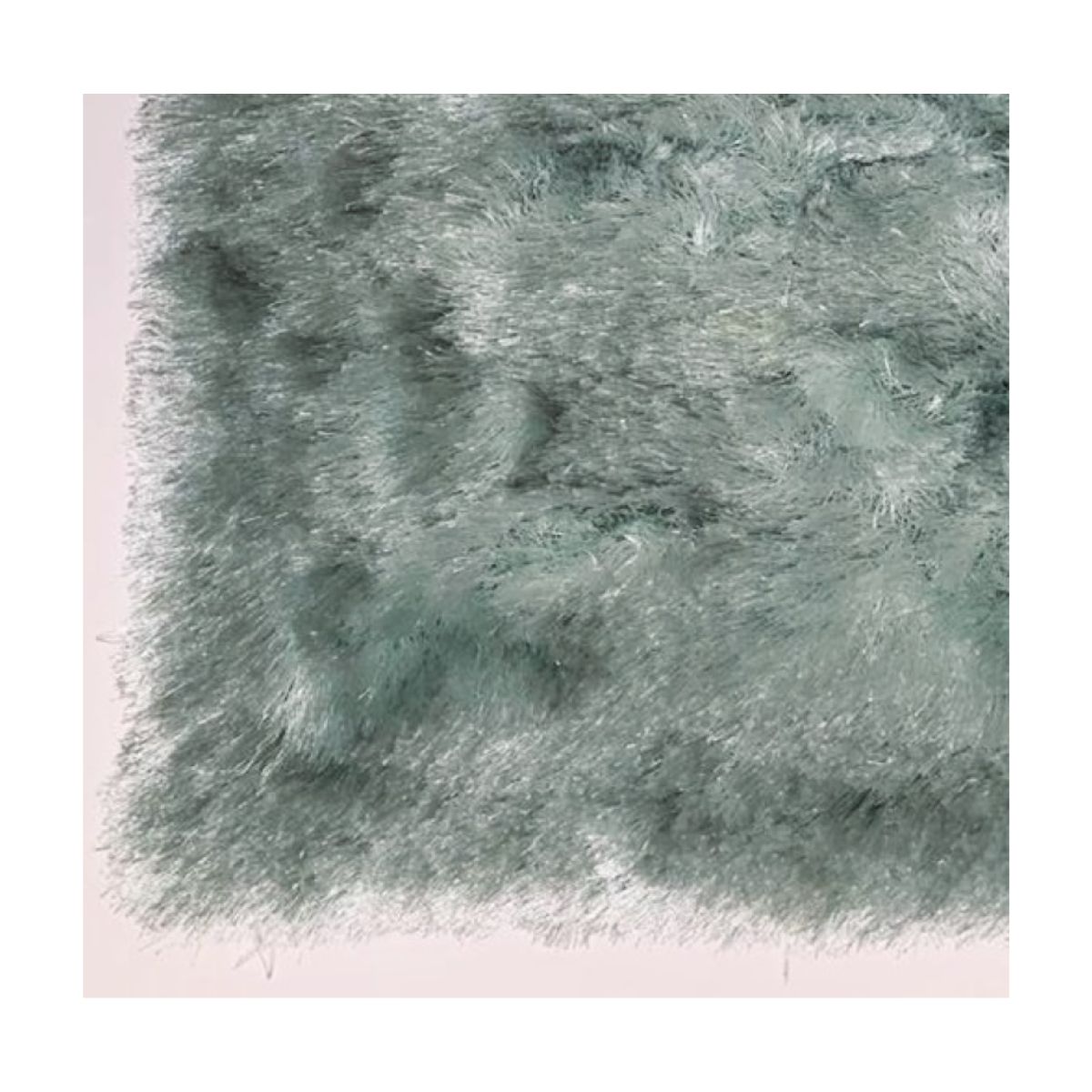 Tapete Fashion Silk Shaggy 90x140 Azul claro - Imagem 3