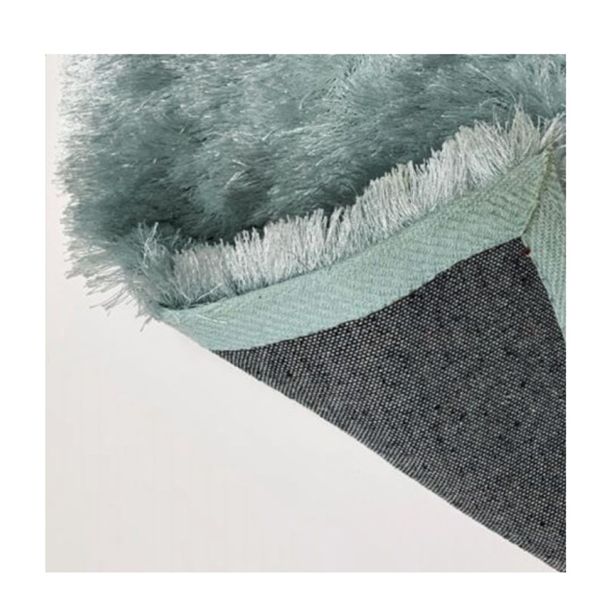 Tapete Fashion Silk Shaggy 90x140 Azul claro - Imagem 4