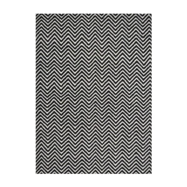Tapete Kilim Cotton 100x150 CK01 black white — foto 2