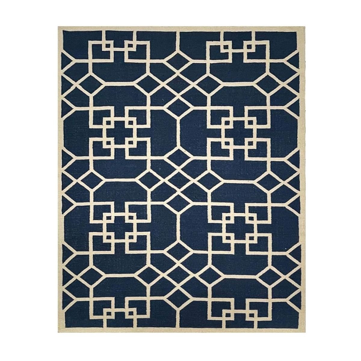 Tapete Kilim Geo 200x250 blue 01 66090 - Imagem 2