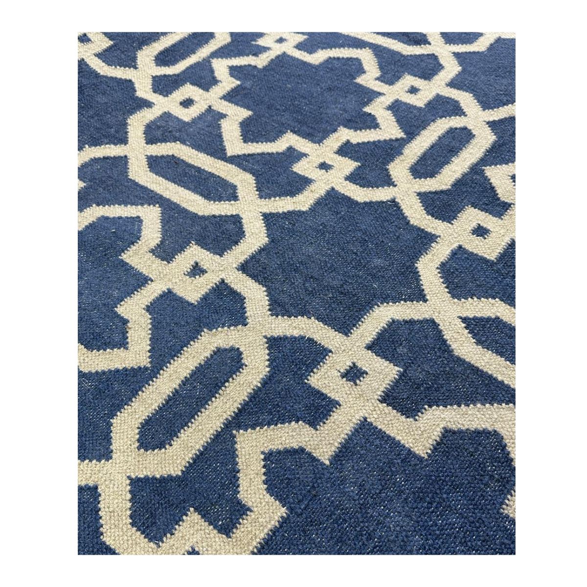 Tapete Kilim Geo 300x400 blue 08 66691 - Imagem 3