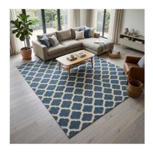 Tapete Kilim Geo 276x360 blue 05 66832