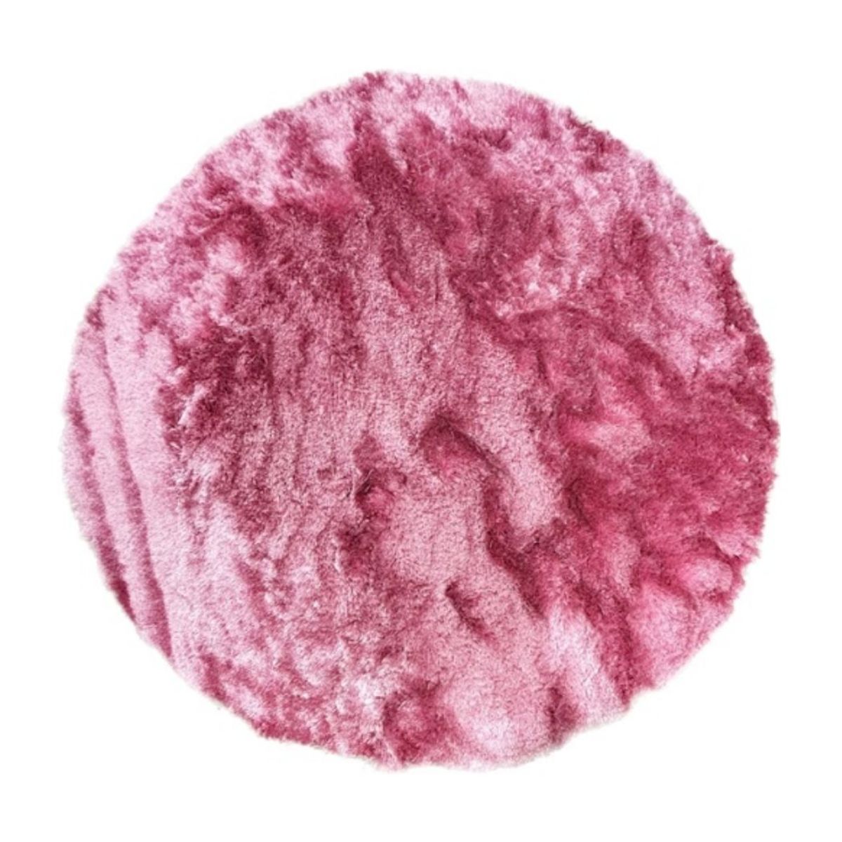 Tapete Silk Shaggy 150 Redondo 13 Pink - Imagem 2