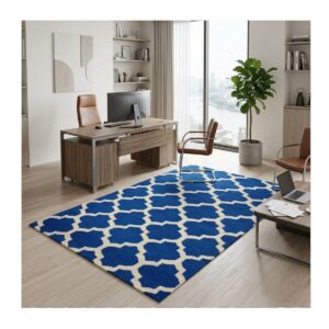 Tapete kilim two tone 157x247 58004 azul