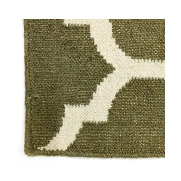 Tapete Kilim Two tone 151x242 Verde — foto 3