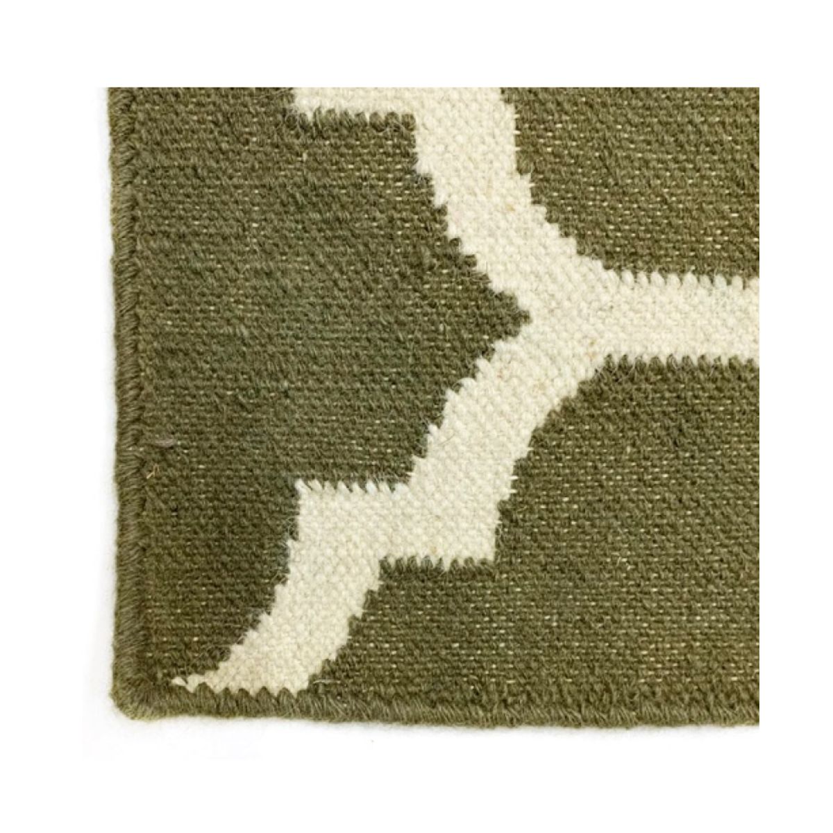 Tapete Kilim Two tone 151x242 Verde - Imagem 3