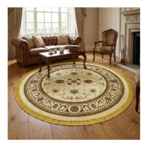 Tapete Splendor 200 Redondo 2117A Cream/Cream