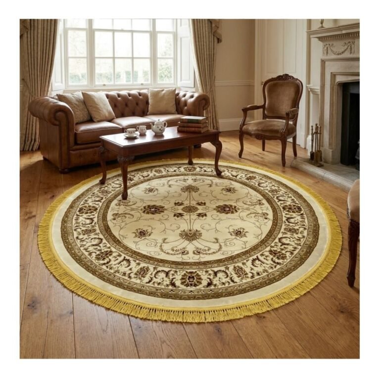 Tapete Splendor 200 Redondo 2117A Cream/Cream