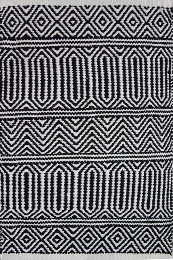 Tapete Kilim Anand 60x90 Preto Unico