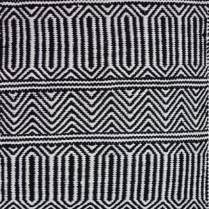 Tapete Kilim Anand 200x300 Preto Unico