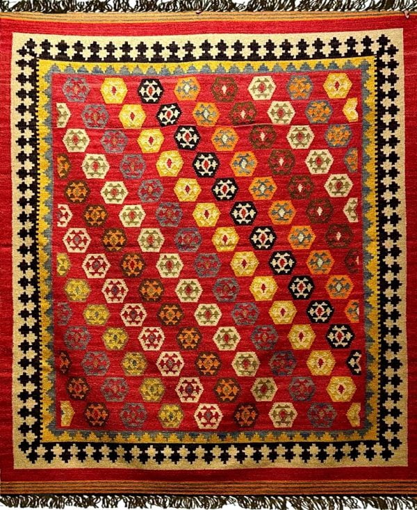 Tapete Kilim Gashghay 250x300 Red