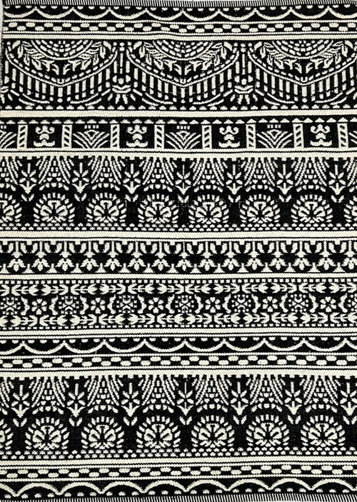 Tapete Kilim Murano 200x250 black