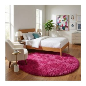 Tapete Realce 200 Redondo Pink