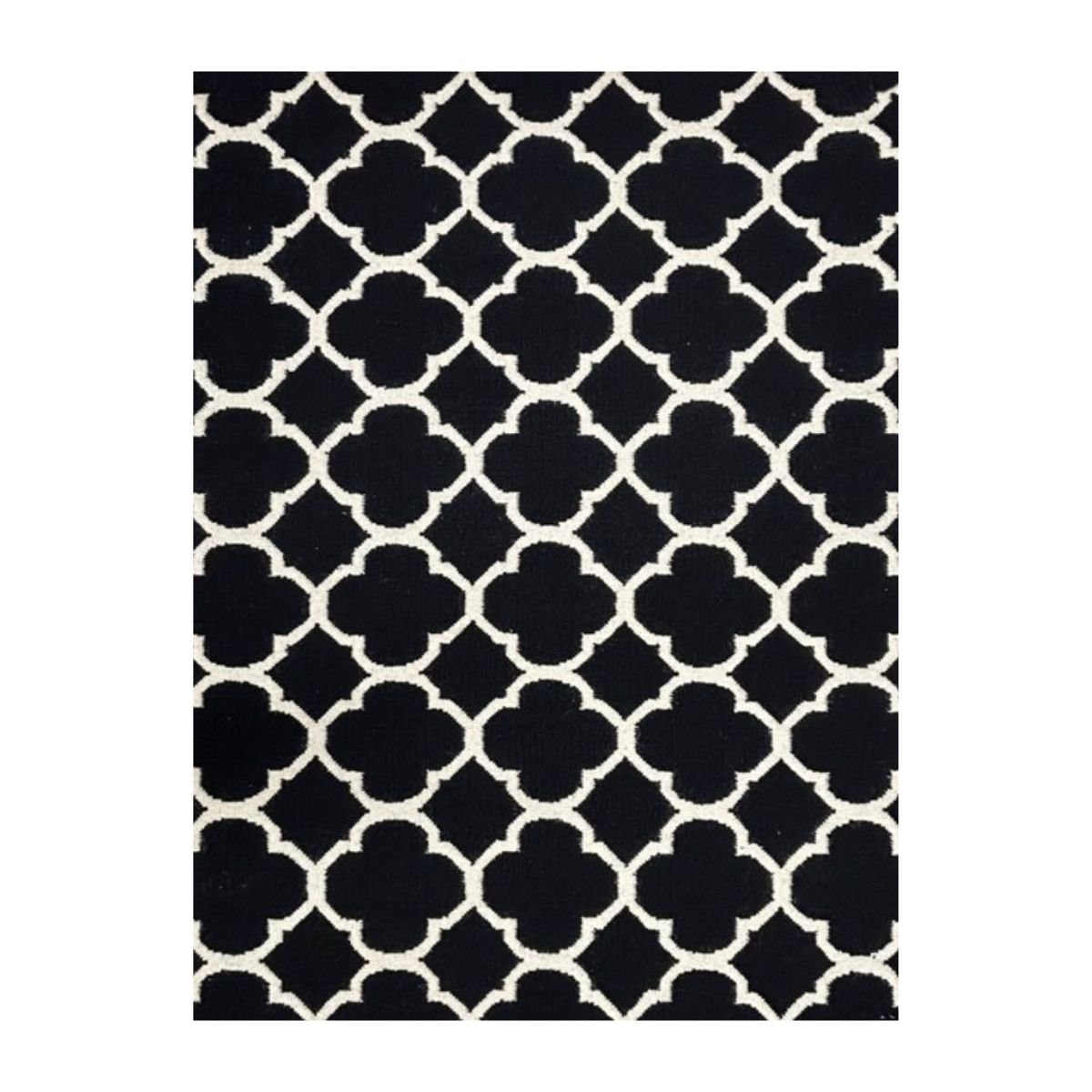 Tapete Kilim Two Tone 274x310 P/B 41511767 - Imagem 2