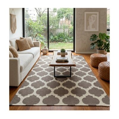 Tapete Kilim Two tone 153×244 bege