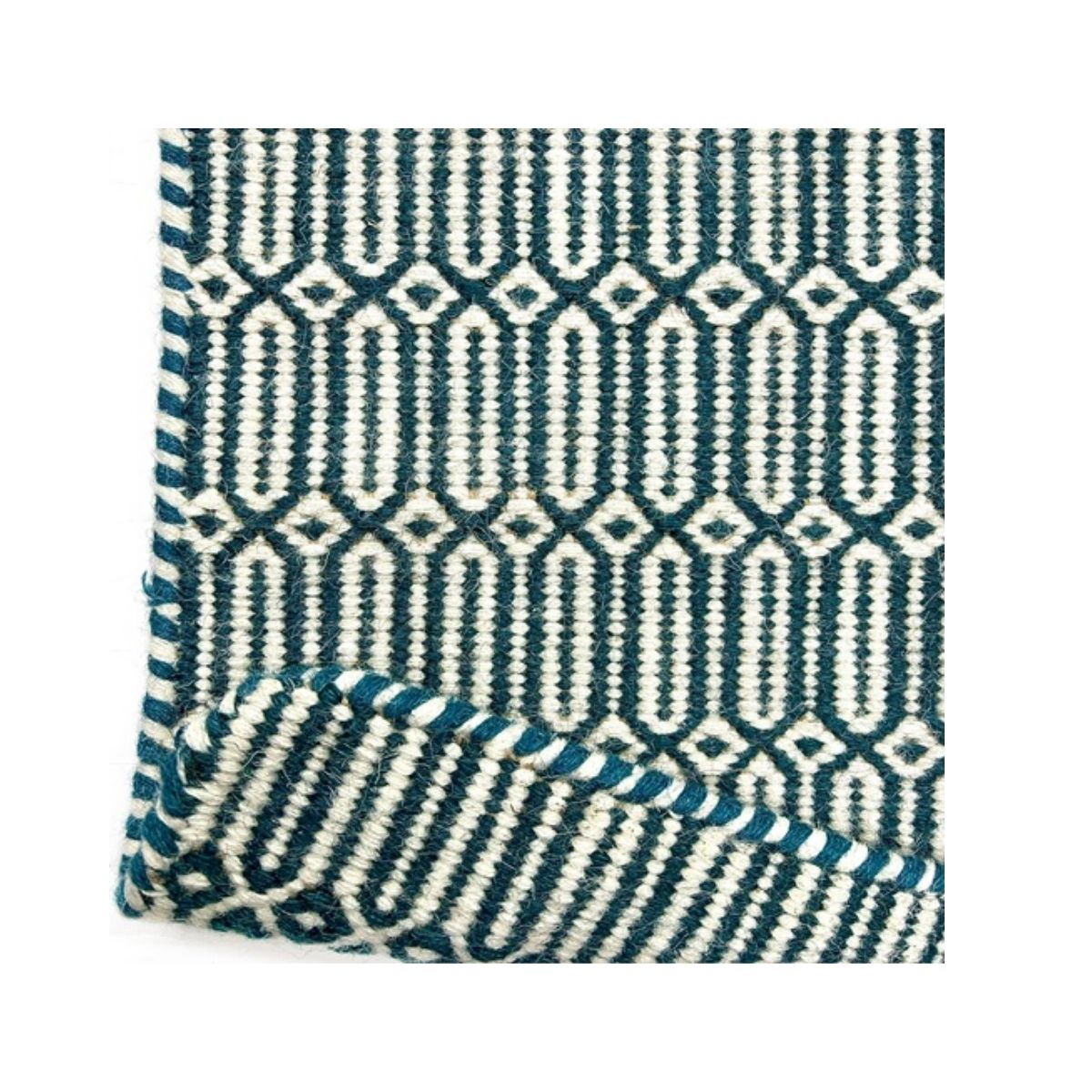 Tapete Kilim Vivaldi 155x238 Azul - Imagem 3