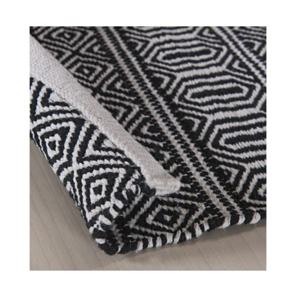Tapete Kilim Anand 200x250 Preto Unico — foto 4