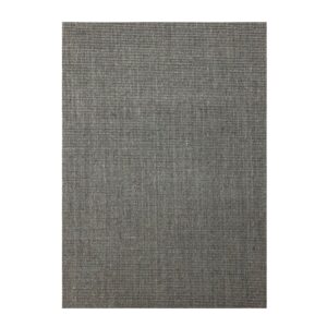 Tecido cinza texturizado, de trama fina e durável, perfeito para design de interiores e moda.
