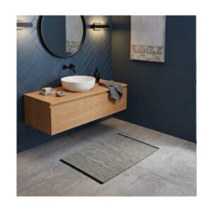 Tapete Lã Mexico 60x90 Cinza