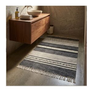 Tapete Kilim Raipur 60x90 Cinza Unico