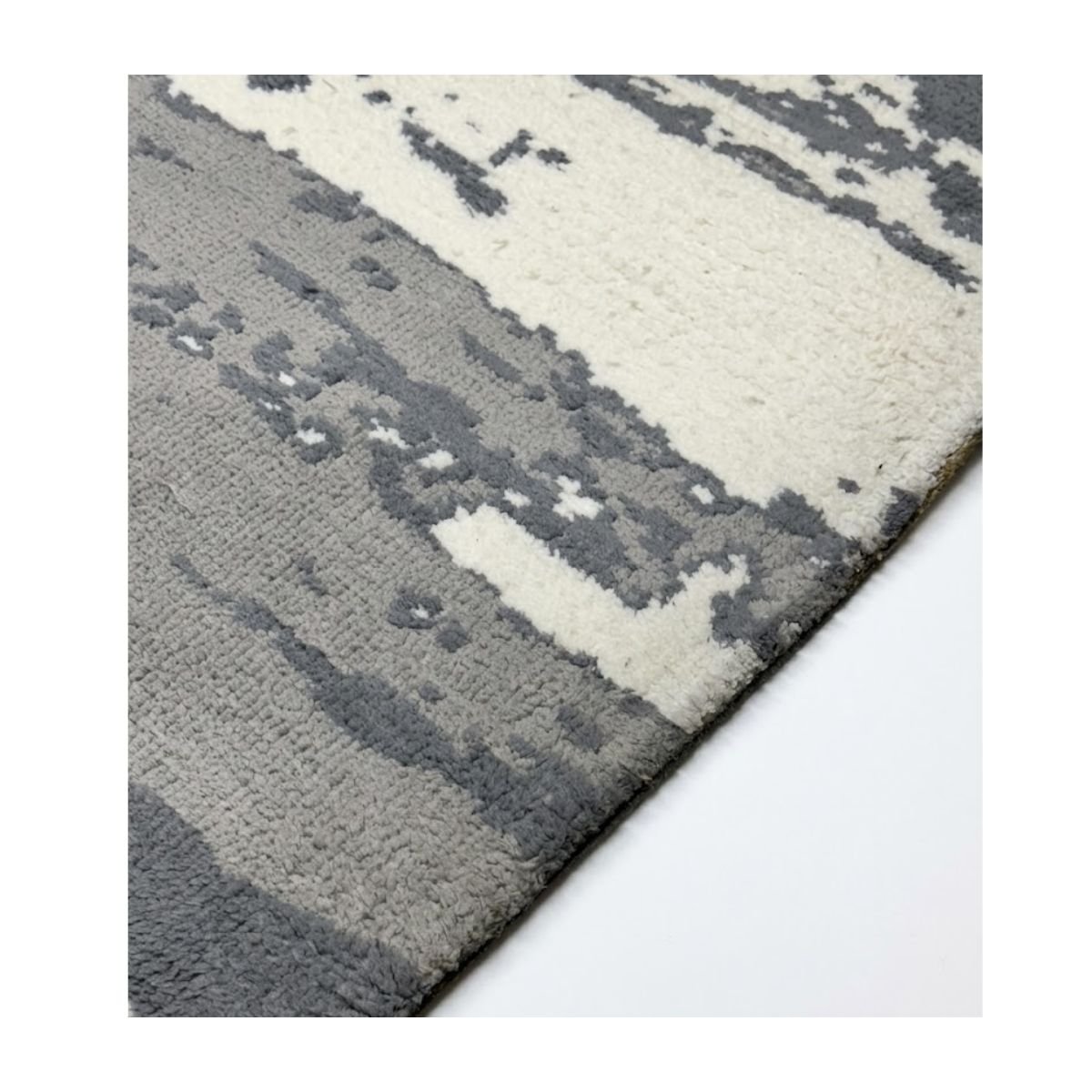 Tapete Xian Jacquard 200x250 abstrato cinza - Imagem 3