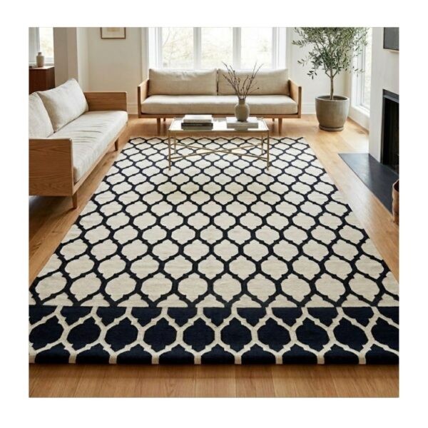 Tapete Kilim Reversivel 300x400 Black/White