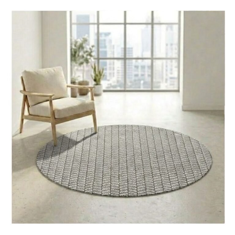 Tapete Sisal Natural 98 Redondo Mandacaru