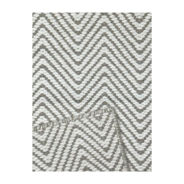 Tapete Kilim Vivaldi 70x198 Chevron Bege — foto 4