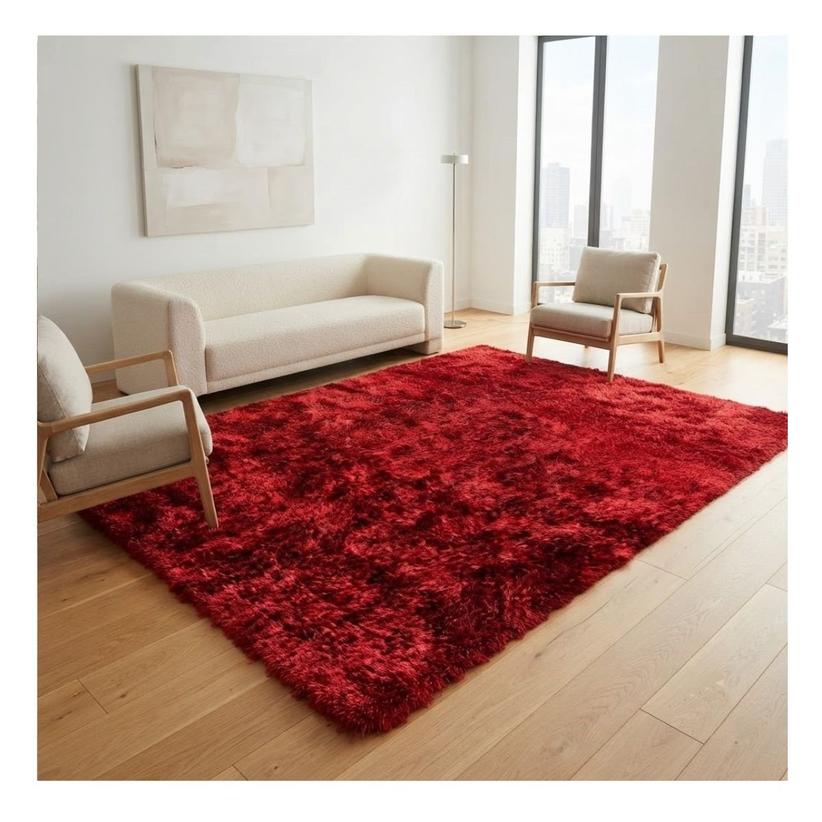 Tapete Elite Shaggy 240×340 Vermelho