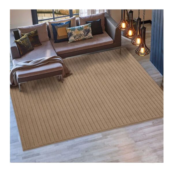 Tapete Realce Listras 200x250 03 Creme Cotton