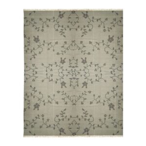 Tapete Kilim Flower 300x400 Cinza KF300400