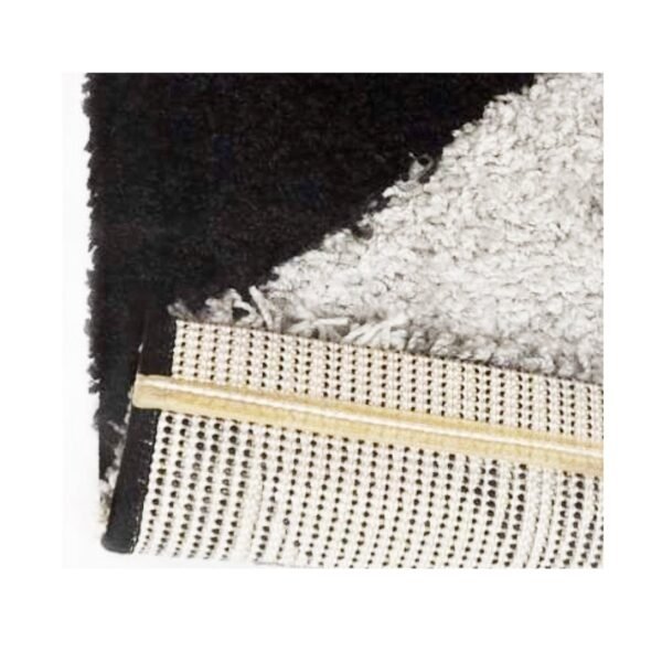 Tapete Shaggy Drawn 100x140 SS304 Black Silver — foto 4