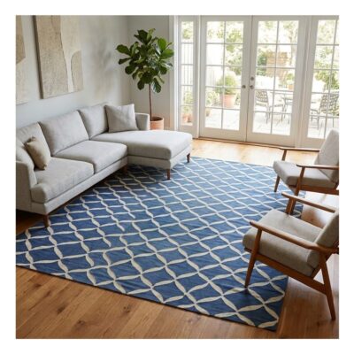 Tapete Kilim Geo 300×400 Blue 09 66693 Tapete Kilim Geo 300×400 Blue 09 66693