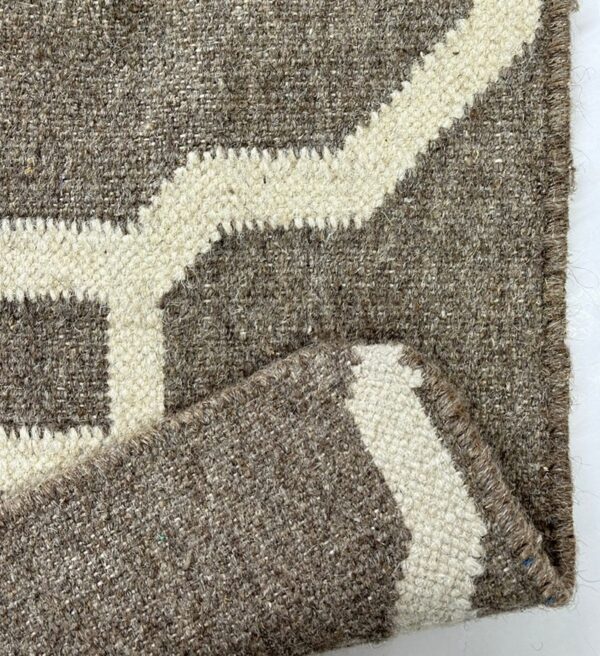 Tapete Kilim Geometrico 303x418 Bege - Image 3