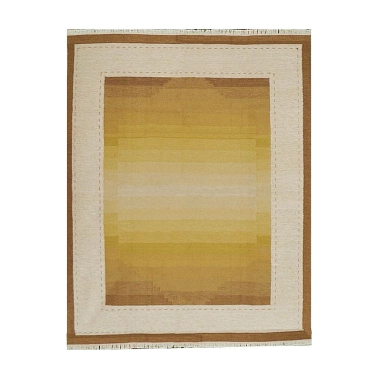 Tapete Kilim Banares 250x300 amarelo cru - Imagem 2