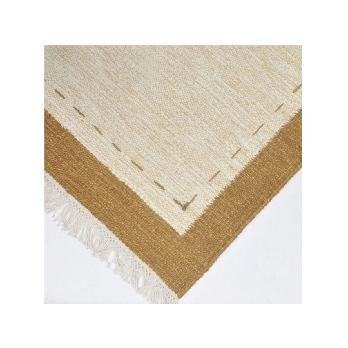 Tapete Kilim Banares 250x300 amarelo cru - Imagem 3