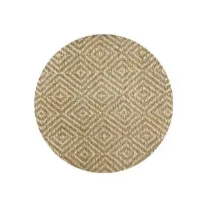 Tapete Sisal 200 Redondo Diamante