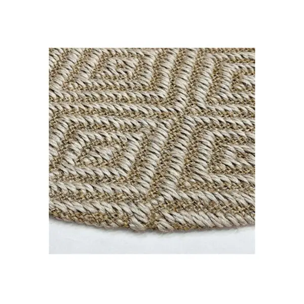 Tapete Sisal 250 Redondo Diamante - Imagem 4