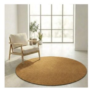 Tapete Sisal Natural 100 Redondo Cobre