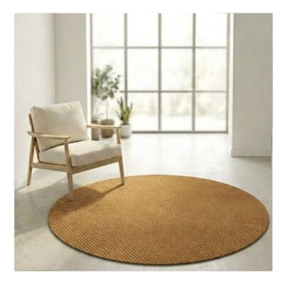 Tapete Sisal Natural 100 Redondo Cobre